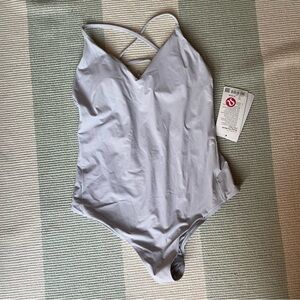 Lululemon Athletica Gray One-Piece Swimsuit, size 12